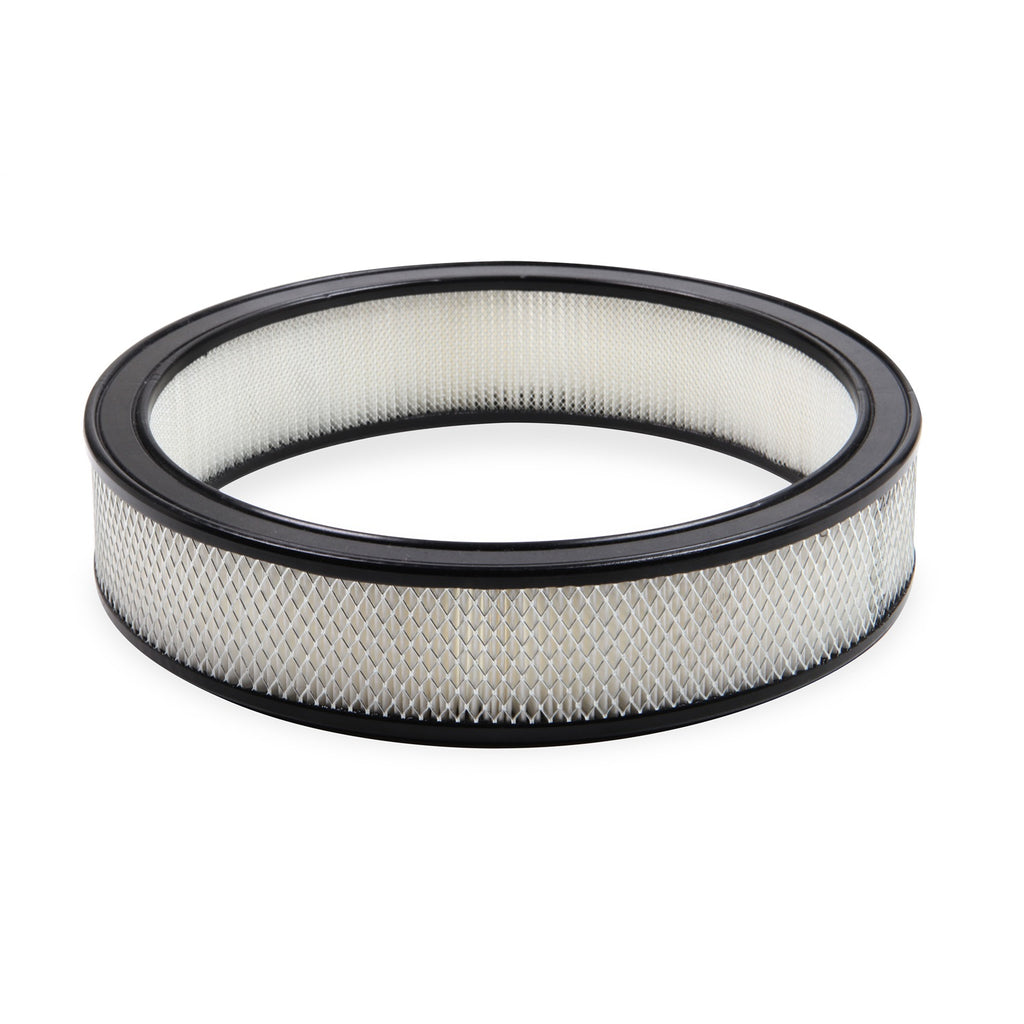 Air-Filter---14X3----White-Paper-Element---Black-Ring