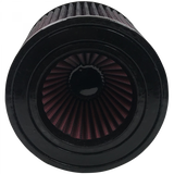 S&B Filters KF-1015 Air Filter For Intake Kits 75-2557 Oiled Cotton Cleanable 7 Inch Red S&B