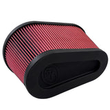 S&B Filters KF-1076 Air Filter For Intake Kits 75-5136 / 75-5136D Oiled Cotton Cleanable Red S&B
