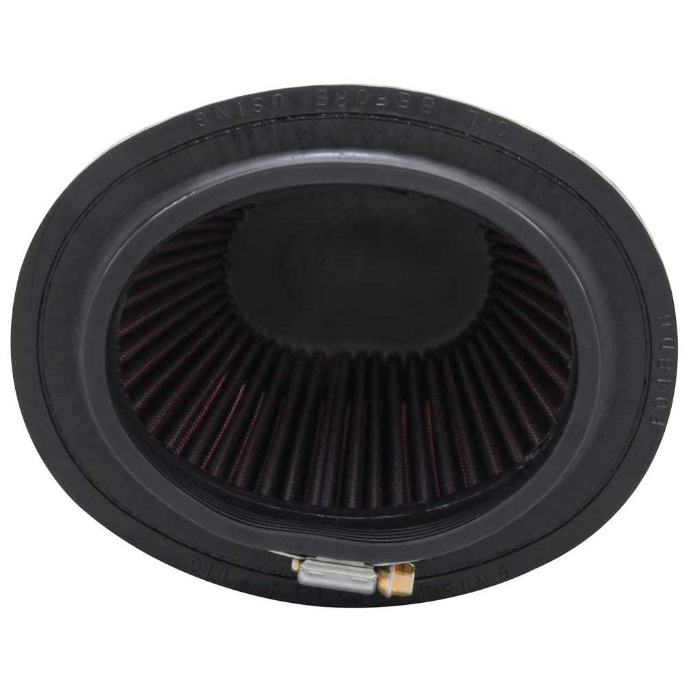 Air-Filter;-Universal-Air-Filter;-Base-Outside-Length-6.5-Inches;-Base-Uutside-Width-4.75-Inches;-Flange-Length-0.875-Inches;-Centered-Flange;-Height-5.625-Inches;-Top-Finish-Chrome