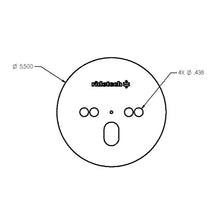 Load image into Gallery viewer, Air-Spring-Patten-Plate,-Centered,-18-Thick-X-5.5-O.D.