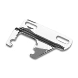 Proform 66661 Alt. Bracket; Fits SB Chevys Thru '68; Side Mount with Headers; Chrome; Steel