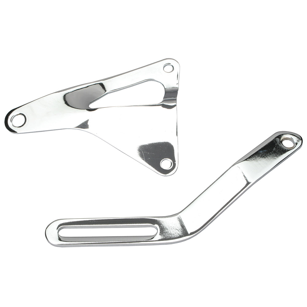 Alternator-Bracket-Set;-Ford-289-302W-Chrome