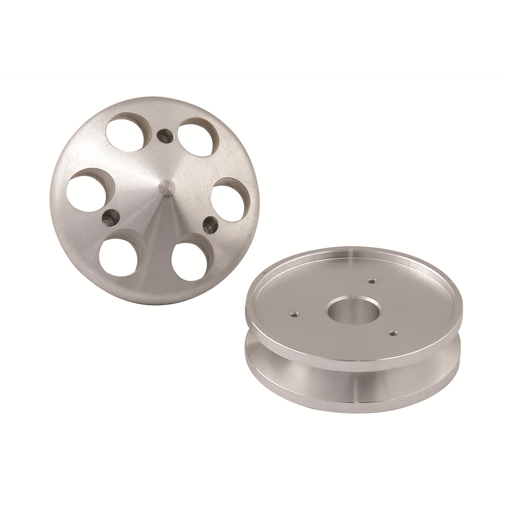 Alternator-Pulley---Aluminum-With-Nose-Piece---Single-Groove
