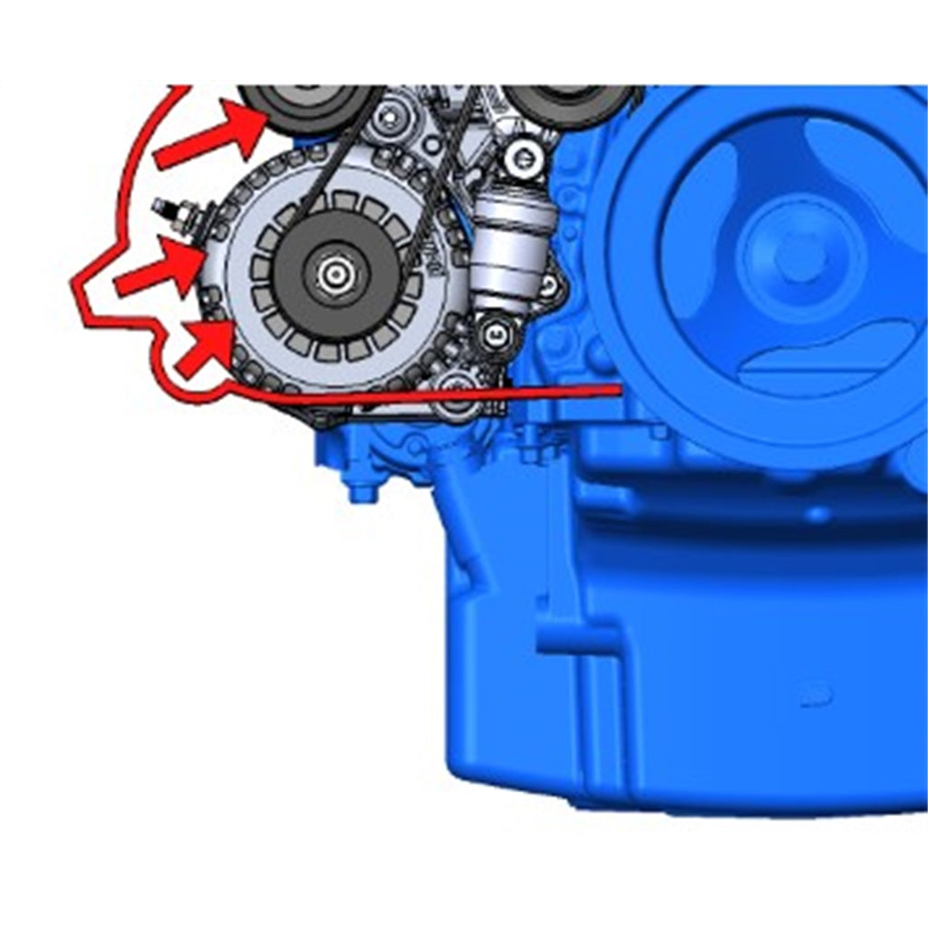 Alternator-Relocation-Kit-(105-Amp-Alternator-WBracket-Kit)---Natural-Finish---Lt4-Wet-Sump