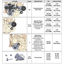 Load image into Gallery viewer, Alternator-Relocation-Kit-(150-Amp-Alternator-WBracket-Kit)---Natural-Finish---Lt4-Wet-Sump