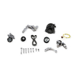 Holley 20-224BK  Alternator Relocation Kit (150Amp Alternator W/Bracket Kit) - Black Finish - Lt4 Wet Sump