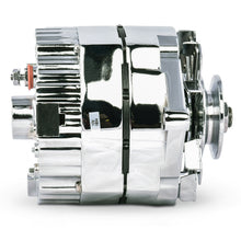 Load image into Gallery viewer, Alternator;-80-Amp;-Gm-1-Wire-Style;-Machined-Pulley;-Chrome-Finish;-100-New