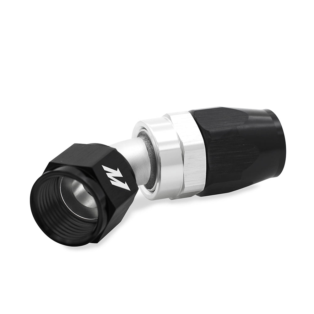 Aluminum--6An-45-Degree-Fitting---Black
