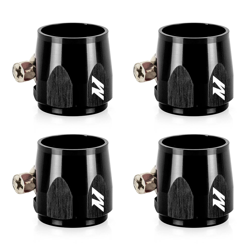 Aluminum--6An-Hex-Finishers---Black