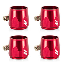 Load image into Gallery viewer, Aluminum--6An-Hex-Finishers---Red
