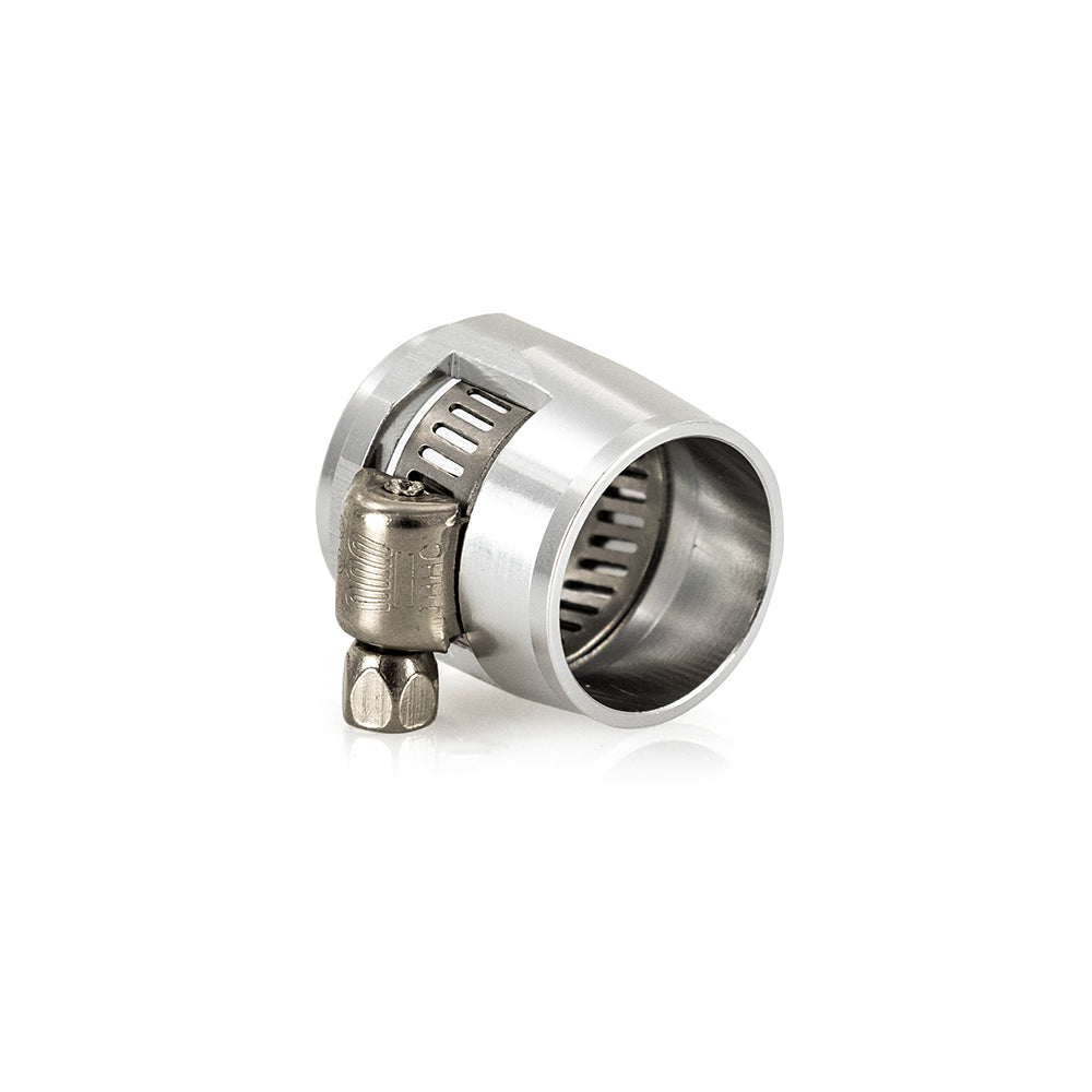 Aluminum--6An-Hex-Finishers---Silver