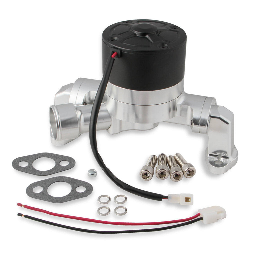 Aluminum-50Gpm-Electric-Water-Pump-Small-Block-Chevy-Polisher