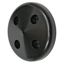 Load image into Gallery viewer, Aluminum-55-68-Sb-Chevy-Water-Pump-Nose-Pulley;-Short-Water-Pump--Black-Finish