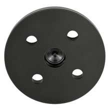 Load image into Gallery viewer, Aluminum-55-68-Sb-Chevy-Water-Pump-Nose-Pulley;-Short-Water-Pump--Black-Finish