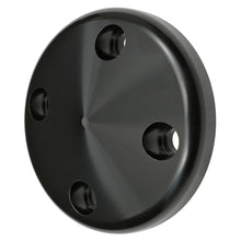 Load image into Gallery viewer, Aluminum-69-85-Sb-Chevy-Water-Pump-Nose-Pulley;-Long-Water-Pump--Black-Finish