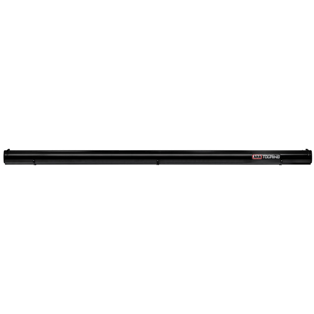 Aluminum-Awning,-Black-Frame,-8.2Ft-X-8.2Ft,-Installed-With-Led-Light-Strip
