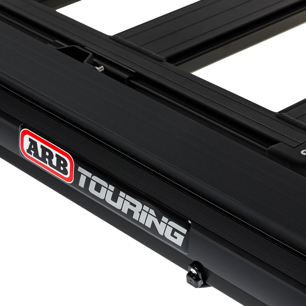Aluminum-Awning,-Black-Frame,-8.2Ft-X-8.2Ft,-Installed-With-Led-Light-Strip