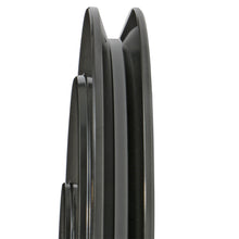 Load image into Gallery viewer, Aluminum-Bb-Chevy-Crankshaft-Pulley;-1-Groove;-Short-Water-Pump--Black-Finish