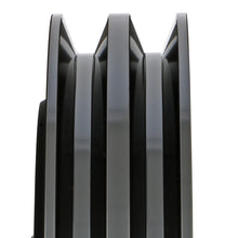 Load image into Gallery viewer, Aluminum-Bb-Chevy-Crankshaft-Pulley;-2-Groove;-Short-Water-Pump--Black-Finish