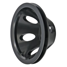 Load image into Gallery viewer, Aluminum-Bb-Chevy-Water-Pump-Pulley;-1-Groove;-Short-Water-Pump--Black-Finish