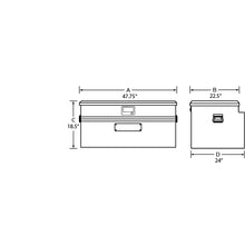 Load image into Gallery viewer, --Aluminum-Flush-Mount-Bed-Box