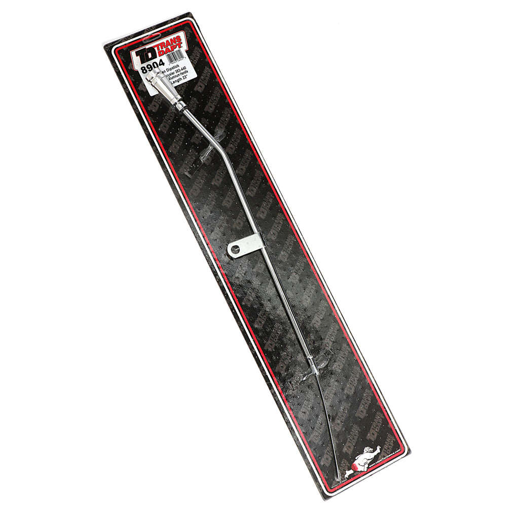 Aluminum-Handle-Oil-Dipstick;Chrome-Tube,-23-In.-Long-Dipstick--Chrysler-383-440