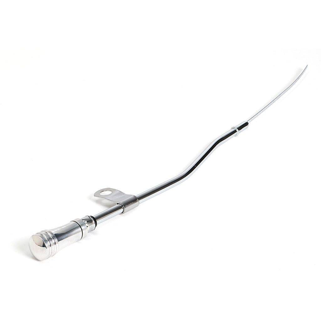 Aluminum-Handle-Oil-Dipstick;Chrome-Tube;20-14-In.-Dipstick--Ford-260,-289,-302