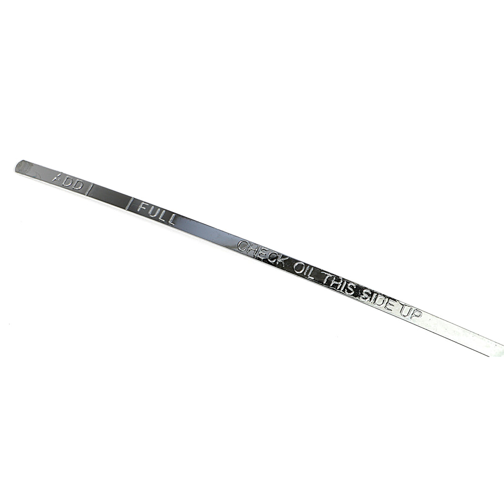 Aluminum-Handle-Oil-Dipstick;Chrome-Tube;21-In.-Dipstick;-65-90-Chevy-Bb-396-454