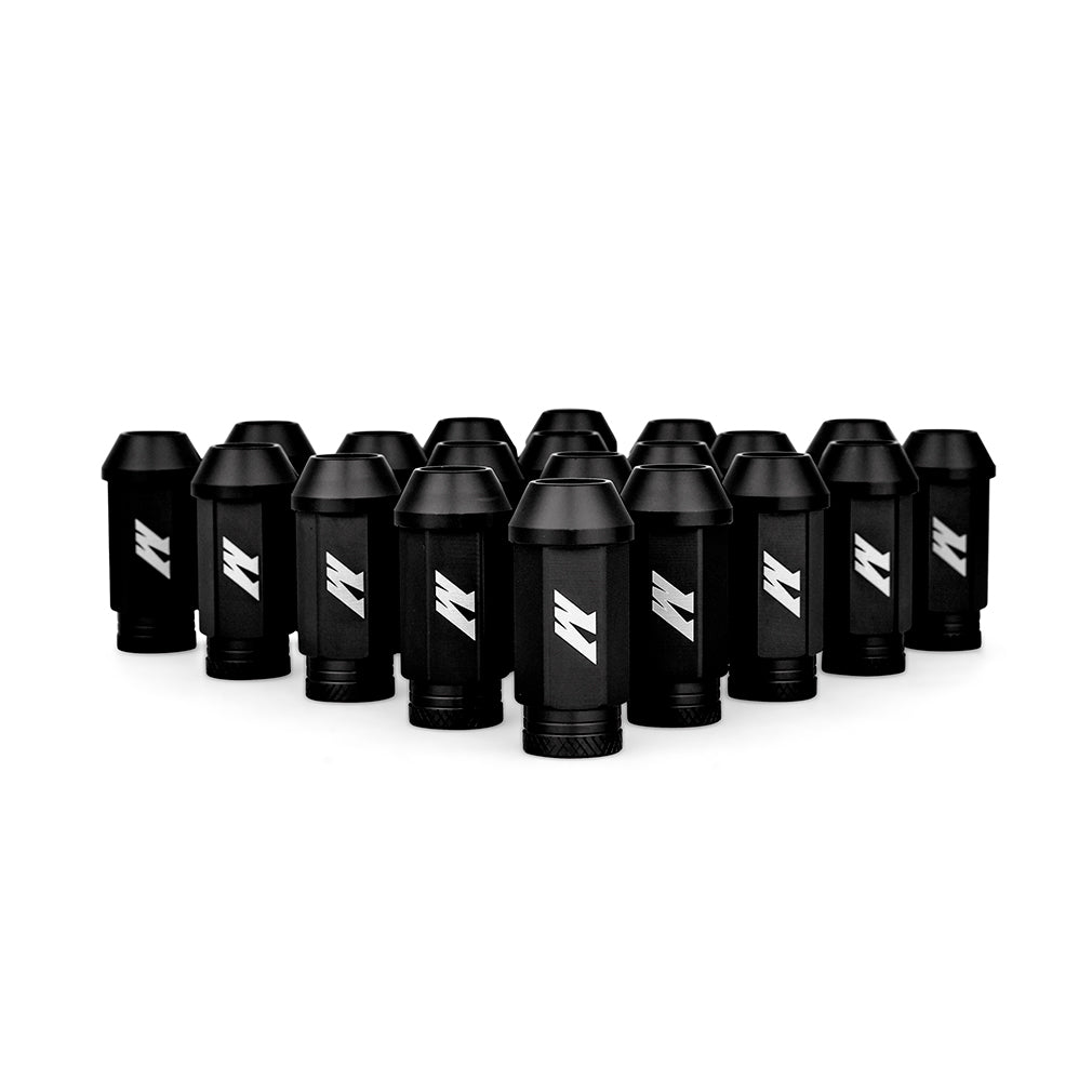 Aluminum-Locking-Lug-Nuts-12-X-20,-23Pc-Set,-Black