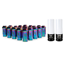 Load image into Gallery viewer, Aluminum-Locking-Lug-Nuts-M12-X-1.5---Neo-Chrome