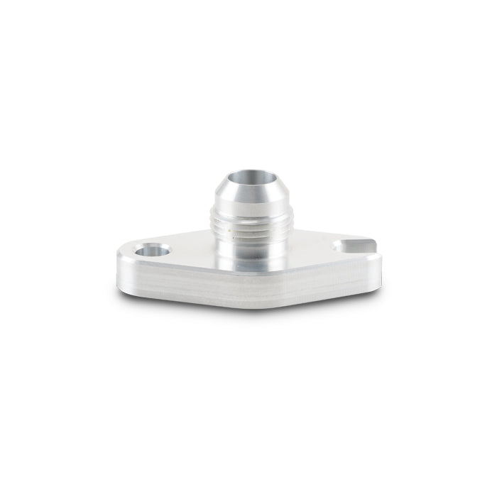 Aluminum-Oil-Drain-Flange-(WCrowfoot)--10An-Male-Flare-2.060In-Bolt-Hole-(Garrett-Gt6041)