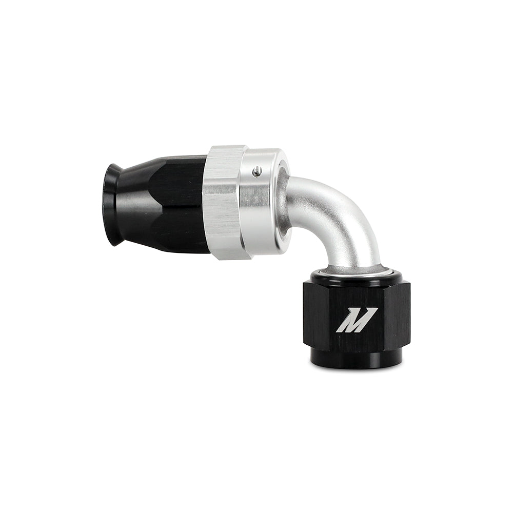 Aluminum-Ptfe--4An-90-Degree-Fitting-Black