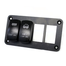 Load image into Gallery viewer, Aluminum-Rocker-Switch-Mounting-Panel-For-(4)-Rocker-Switches