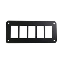 Load image into Gallery viewer, Aluminum-Rocker-Switch-Mounting-Panel-For-(5)-Rocker-Switches