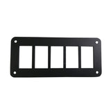 Race Sport RS5PRS  Aluminum Rocker Switch Mounting Panel For (5) Rocker Switches
