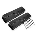 Holley 890009B Aluminum Valve Cover Set