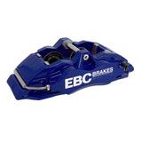 EBC BC4101BLU-L Apollo brake calipers, a 2-piece bolted design, 12.9 grade steel bolts