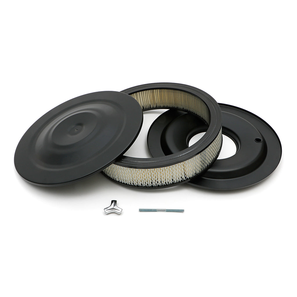 Asphalt-Black-Powder-Coated-14-In.-X-4-In.-Air-Cleaner