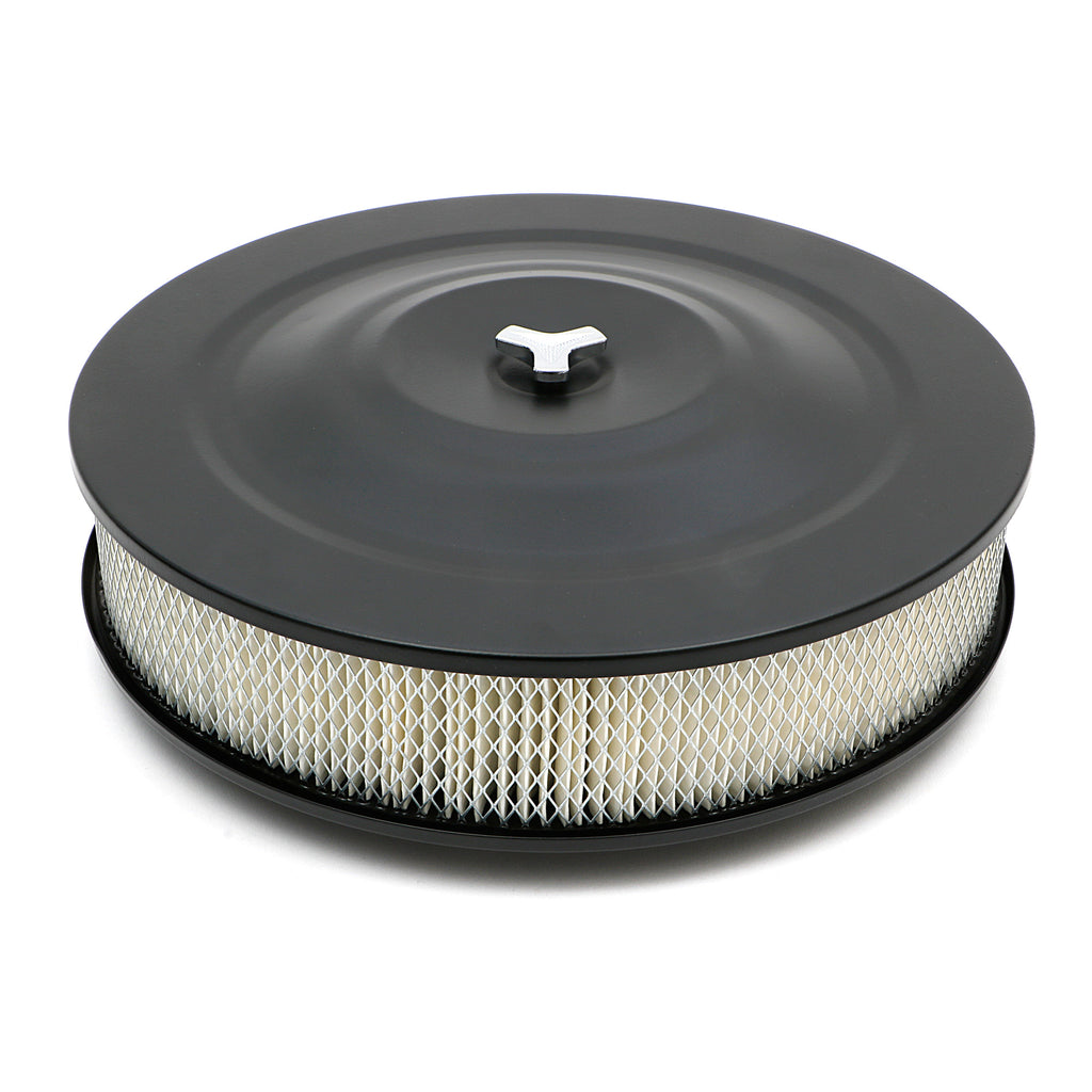 Asphalt-Black-Powder-Coated-14-In.-X-4-In.-Air-Cleaner