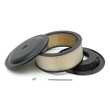 Load image into Gallery viewer, Asphalt-Black-Powder-Coated-14-In.-X-6-In.-Racing-Air-Cleaner