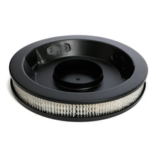 Load image into Gallery viewer, Asphalt-Black-Powder-Coated-14-In.-Recess-Base-Air-Cleaner