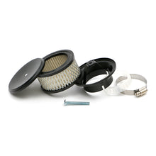 Load image into Gallery viewer, Asphalt-Black-Powder-Coated-4-In.-X-2-58-In.-Deep-Dish-Air-Cleaner