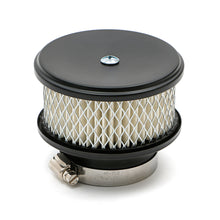 Load image into Gallery viewer, Asphalt-Black-Powder-Coated-4-In.-X-2-58-In.-Deep-Dish-Air-Cleaner