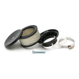 Trans-Dapt 8666 ASPHALT BLACK POWDER COATED 4 in. X 2-5/8 in. DEEP DISH AIR CLEANER