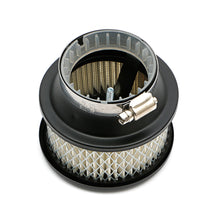 Load image into Gallery viewer, Asphalt-Black-Powder-Coated-4-In.-X-2-58-In.-Deep-Dish-Air-Cleaner