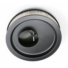 Load image into Gallery viewer, Asphalt-Black-Powder-Coated-Air-Cleaner-14-X-3-Offset-Base