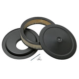 Trans-Dapt 8662 ASPHALT BLACK POWDER COATED AIR CLEANER 14 X 3 OFFSET BASE