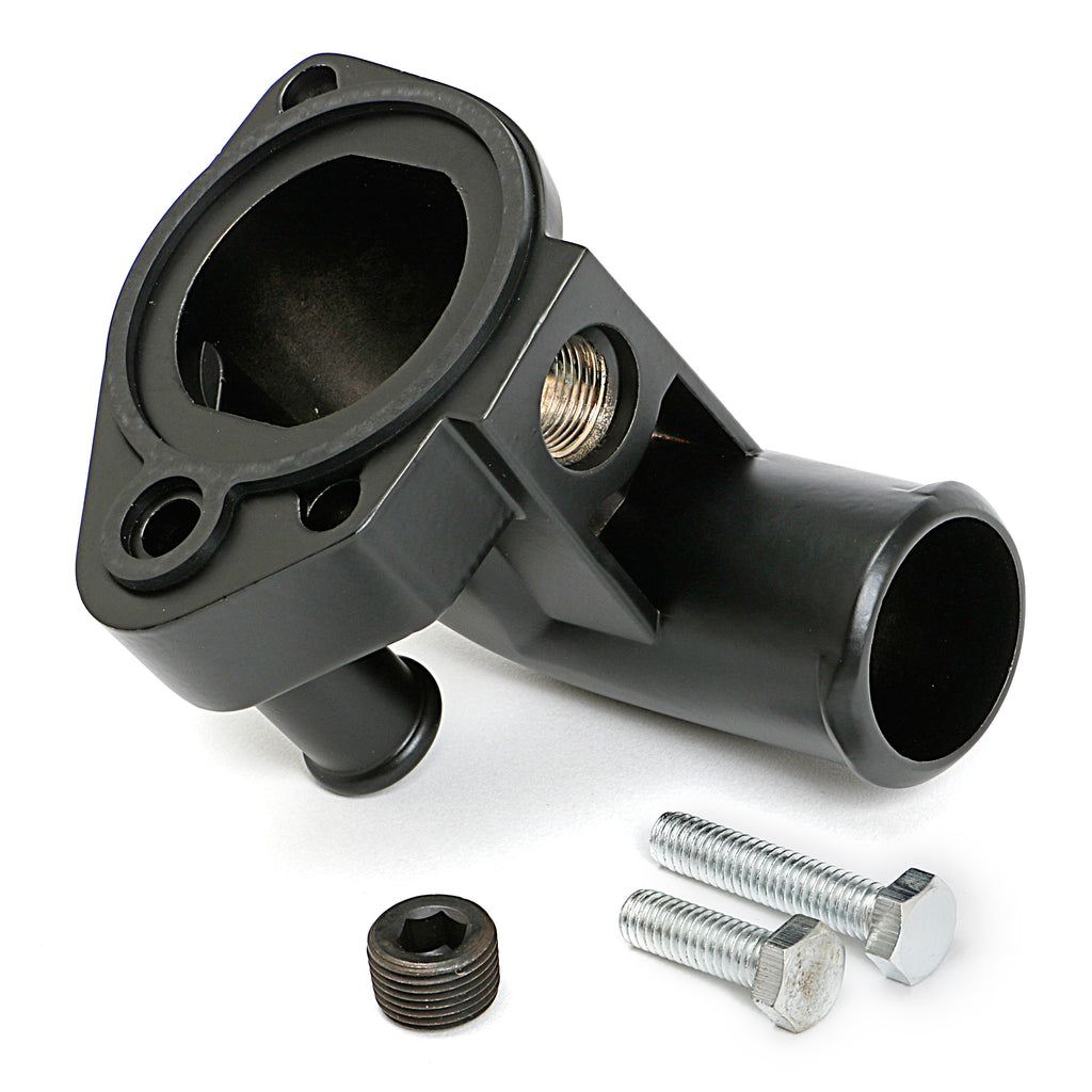 Asphalt-Black-Powder-Coated-Water-Neck;-79-95-Mustang