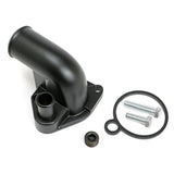 Trans-Dapt 8585 ASPHALT BLACK POWDER-COATED WATER NECK; 79-95 MUSTANG